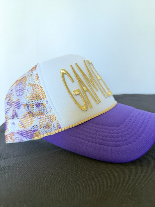 Purple & Gold Gameday Trucker Hat