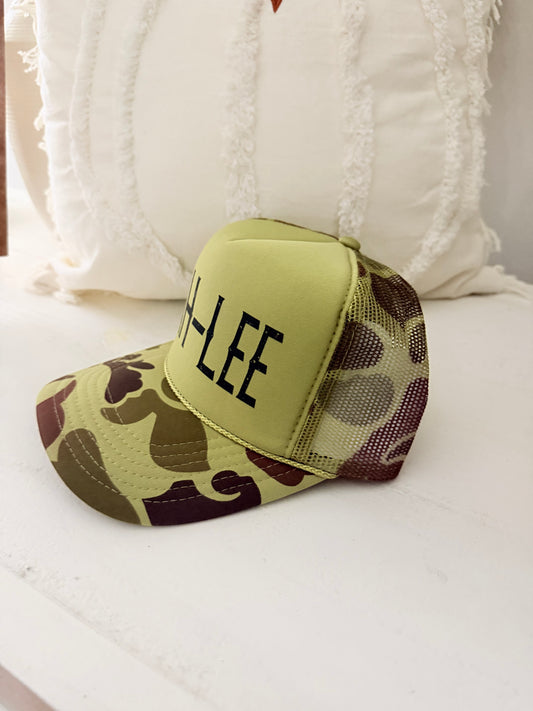GAH-LEE Camo Trucker Hat