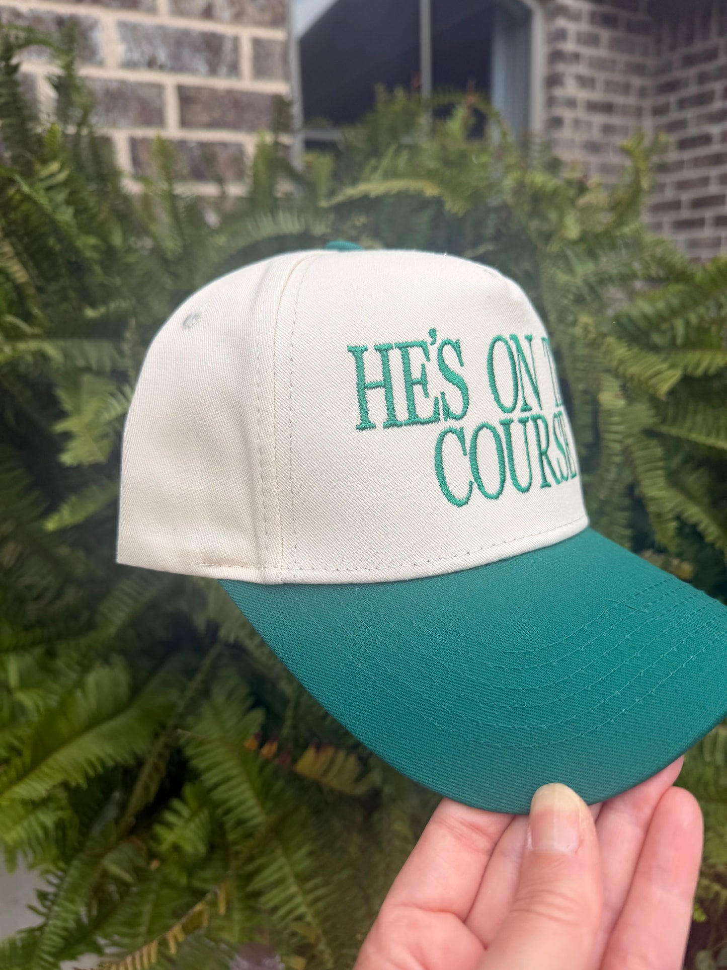 He's On The Course Trucker Hat