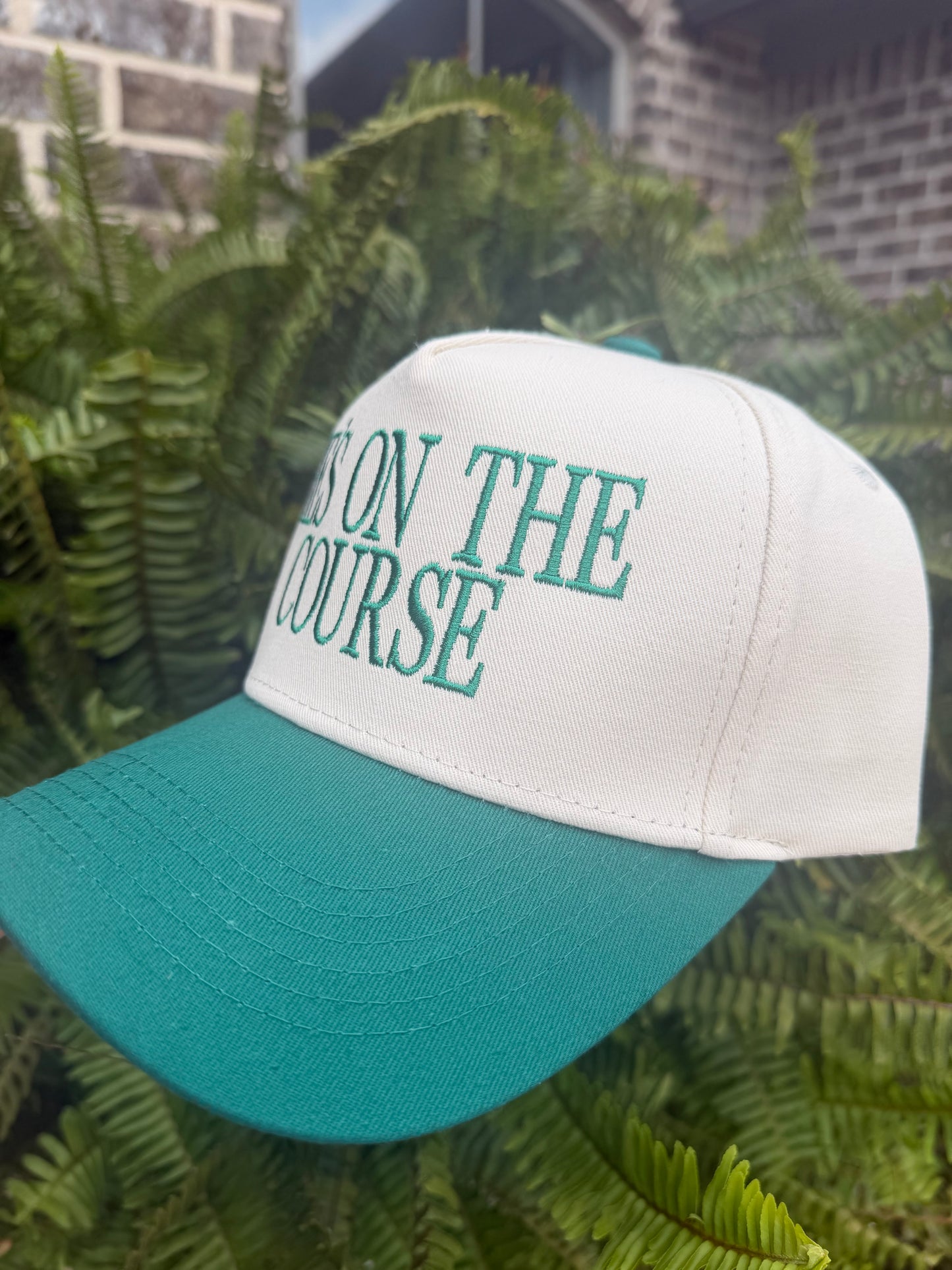 He's On The Course Trucker Hat