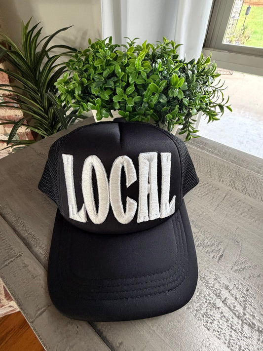 LOCAL Embroidered Trucker Hat 🖤