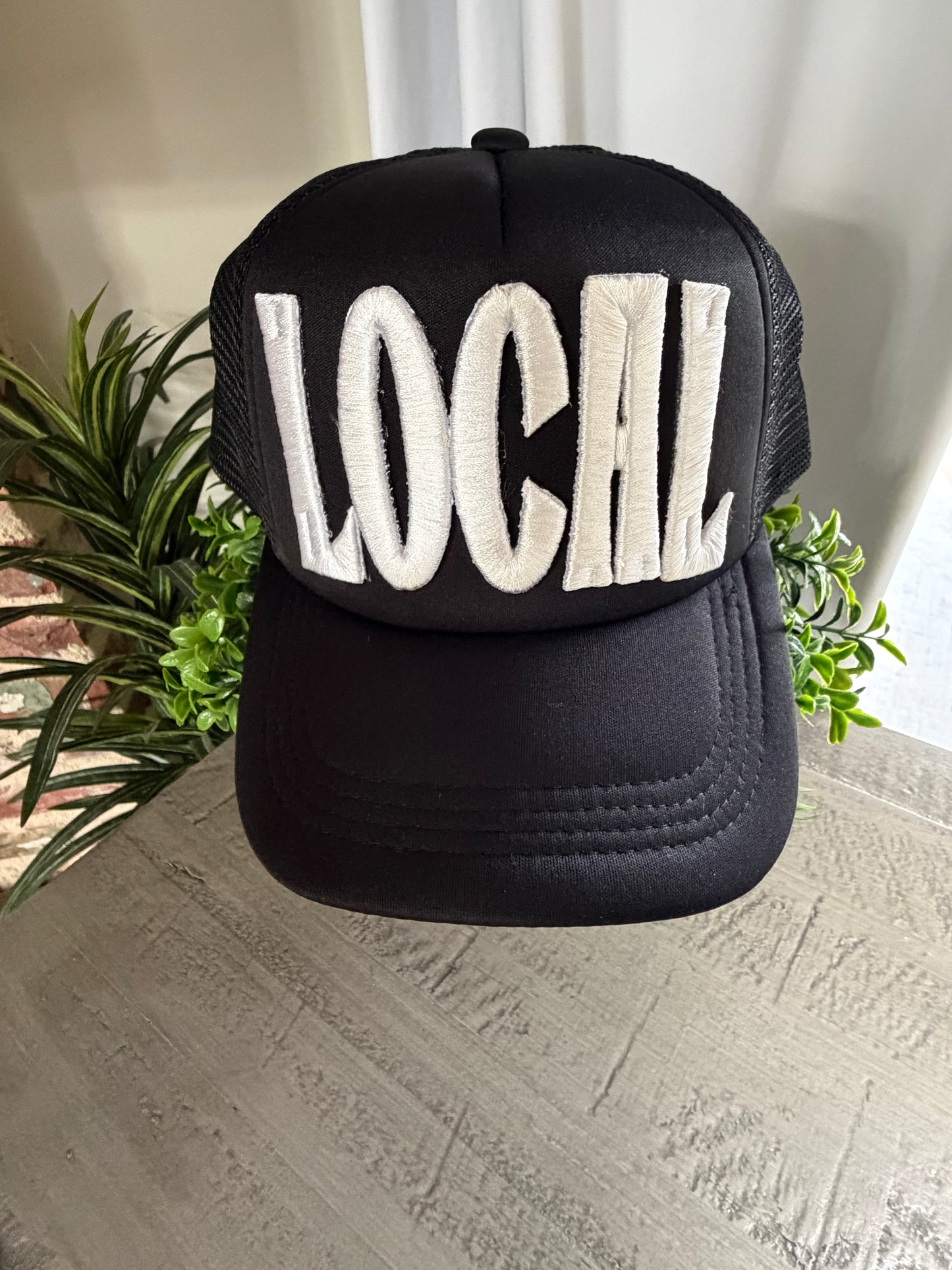 LOCAL Embroidered Trucker Hat 🖤