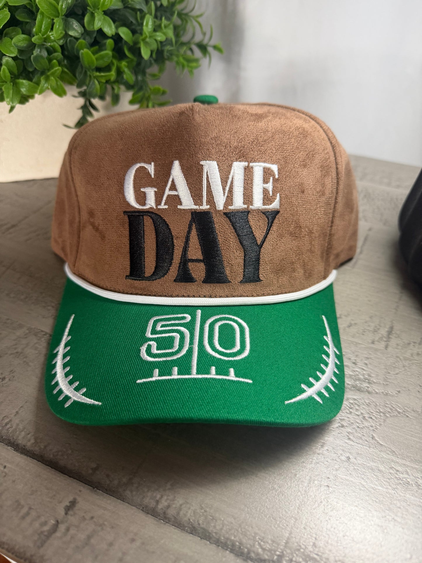 GAME DAY Embroidered Trucker Hat 🏈