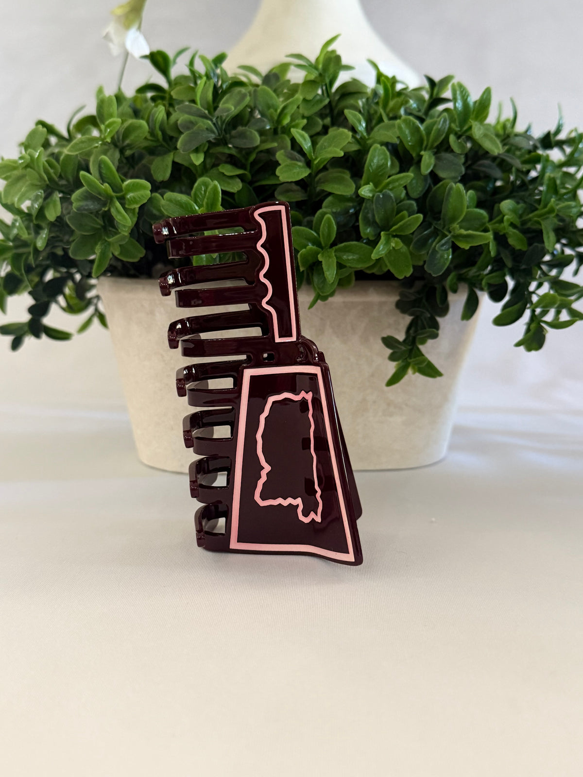 Mississippi Cowbell Hair Clip