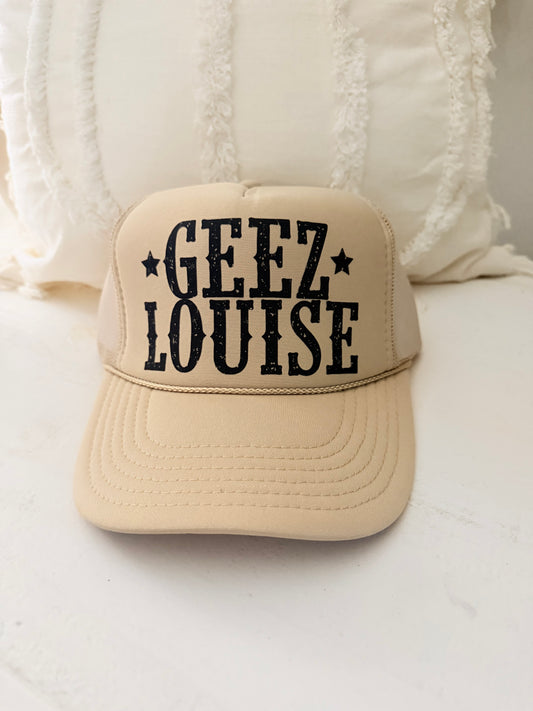 Geez Louise Trucker Hat 🤎