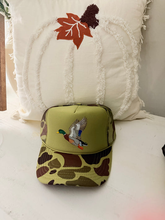 Hunting Season Duck Trucker Hat 🦆🤎